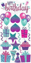 Load image into Gallery viewer, Teal/pink/purple - YARD CARD RENTAL
