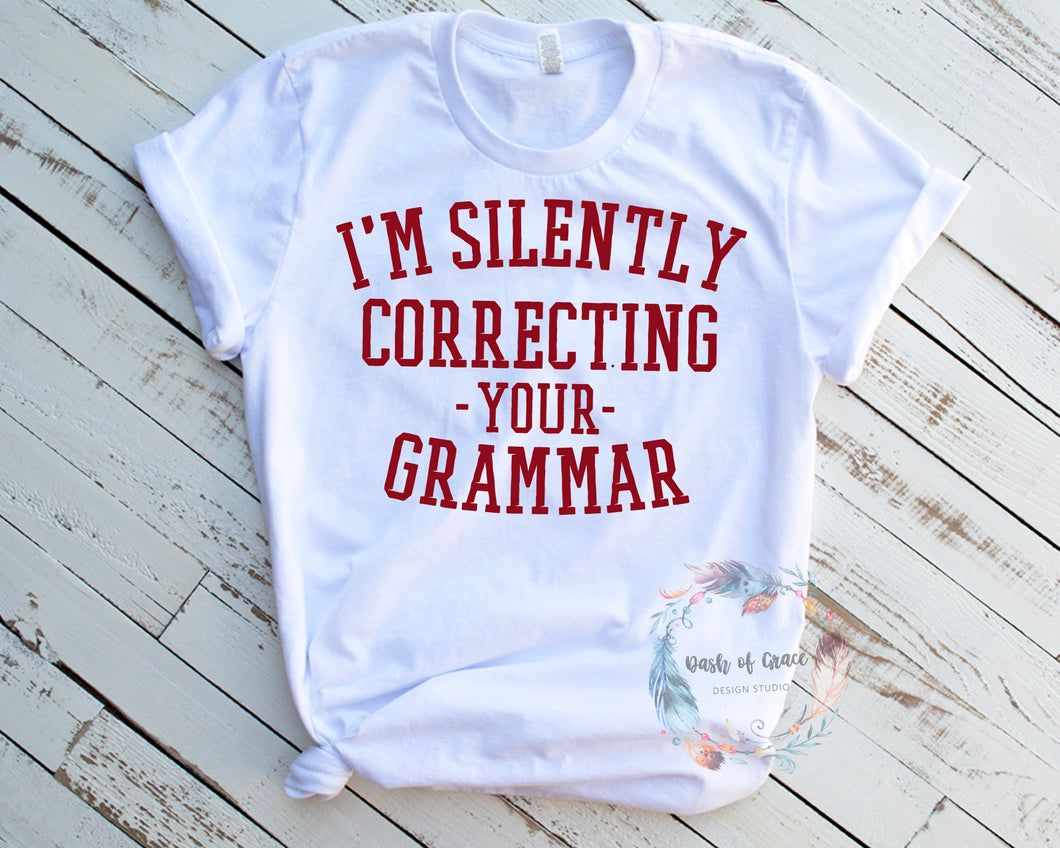 Silently correcting your grammar