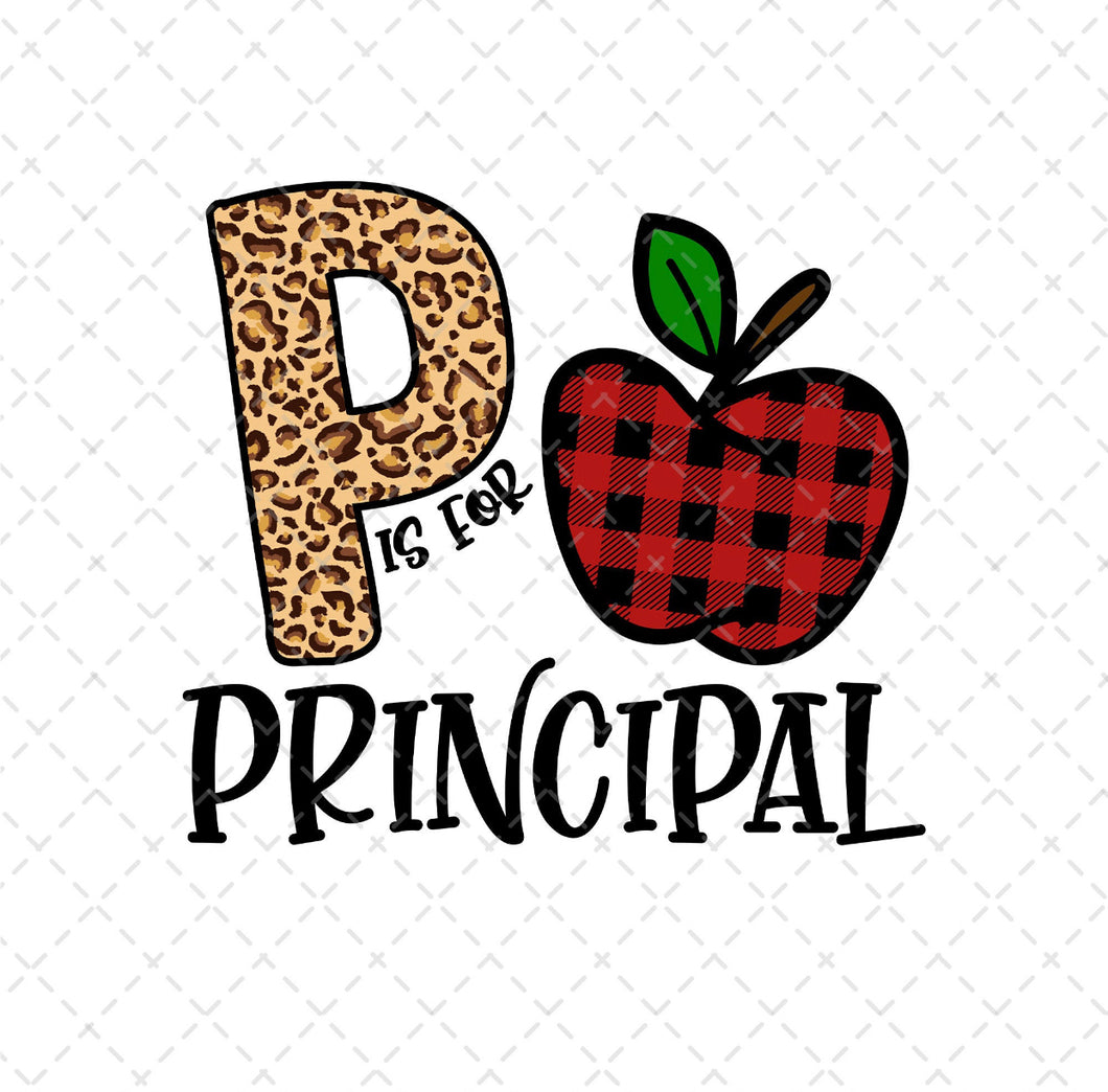 P for principal