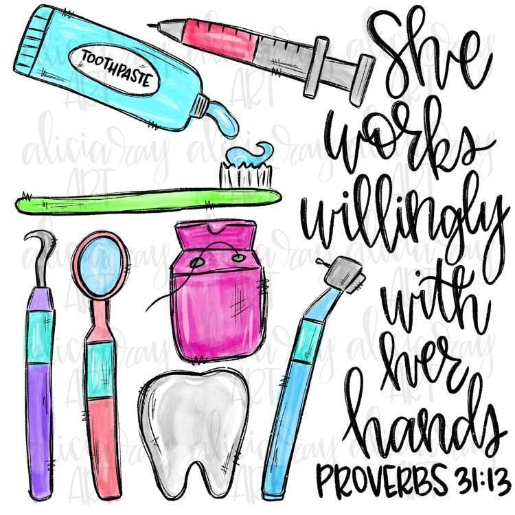 She Works Willingly - dentist