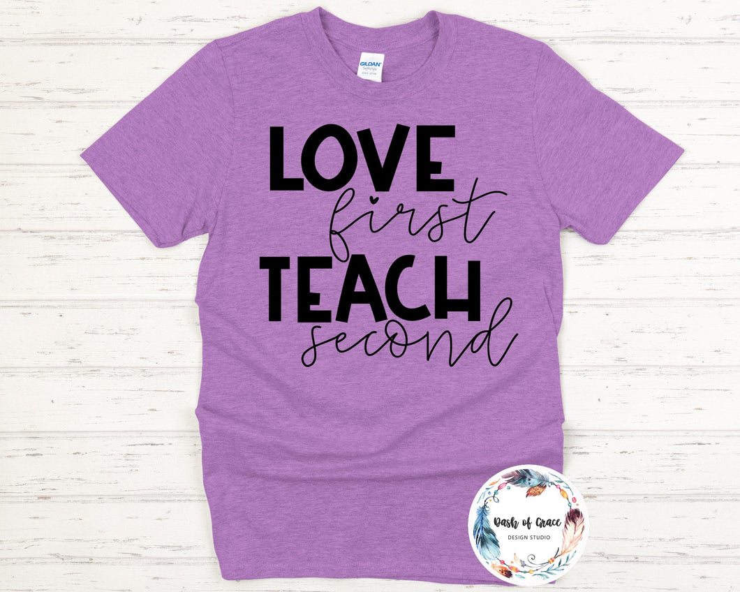 Love first teach second