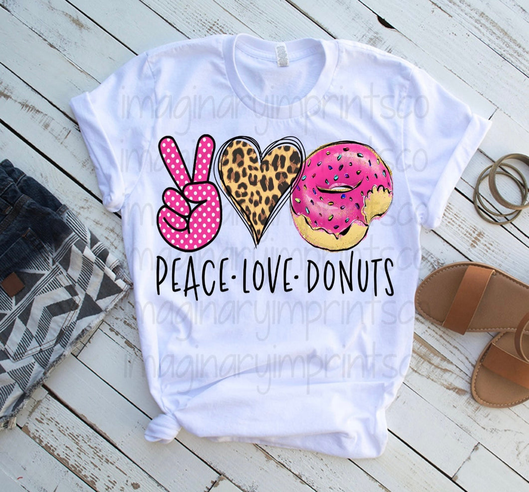 Peace love donuts