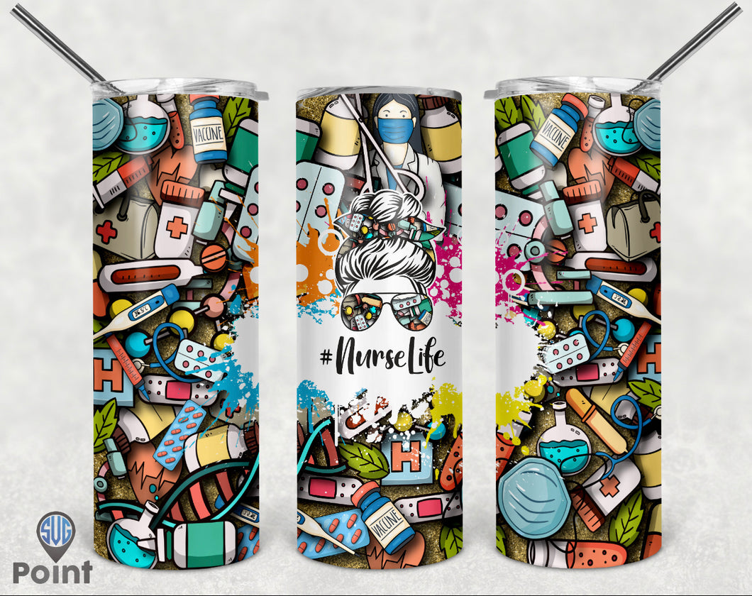 Nurse life tumbler